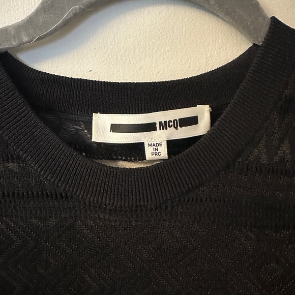 McQ Elegant Black Lace Dress - Picture 3 of 5